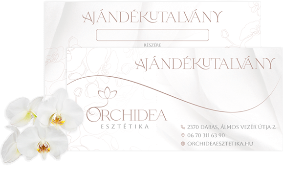 Orchidea esztétika, Dabas, kozmetika, ajándékutalvány